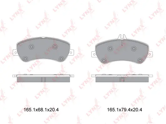 Brake Pad Set, disc brake (BD-5354)