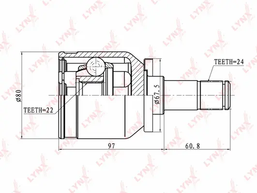 Joint Kit, drive shaft (CI-4602)
