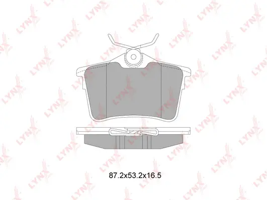 Brake Pad Set, disc brake (BD-6113)