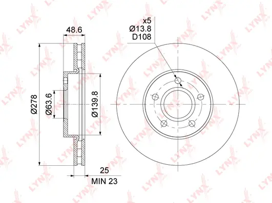 Brake Disc (BN-1440)