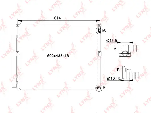 Condenser, air conditioning (RC-0491)