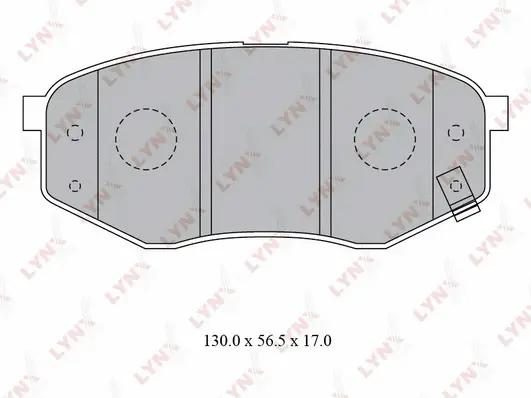 Brake Pad Set, disc brake (BD-3624)