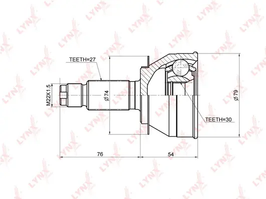 Joint Kit, drive shaft (CO-3679)
