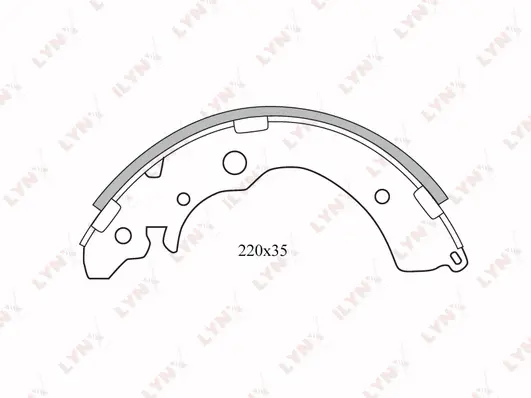 Brake Shoe Set (BS-3403)
