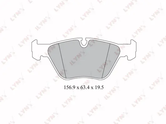 Brake Pad Set, disc brake (BD-1410)