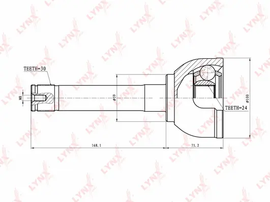 Joint Kit, drive shaft (CO-7543)