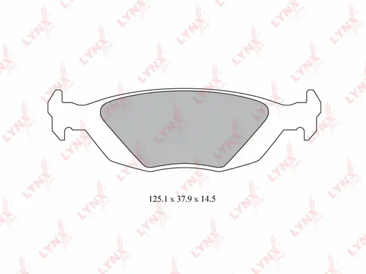 Brake Pad Set, disc brake (BD-6701)