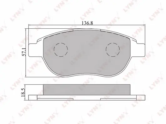 Brake Pad Set, disc brake (BD-2202)