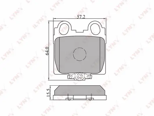 Brake Pad Set, disc brake (BD-7518)