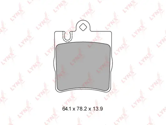 Brake Pad Set, disc brake (BD-5321)