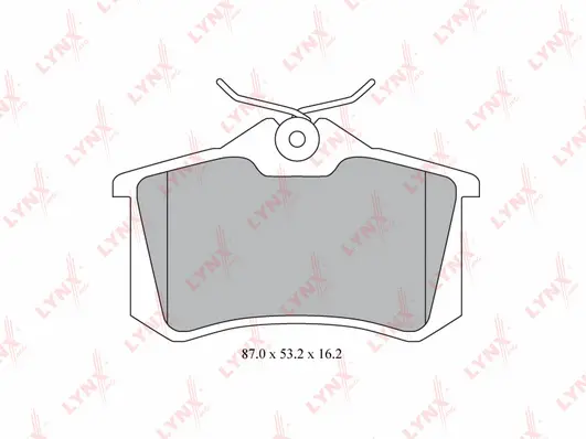 Brake Pad Set, disc brake (BD-6306)