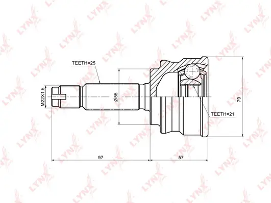Joint Kit, drive shaft (CO-3656)