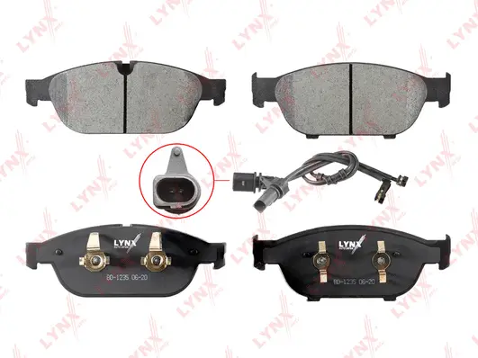 Brake Pad Set, disc brake (BD-1235)