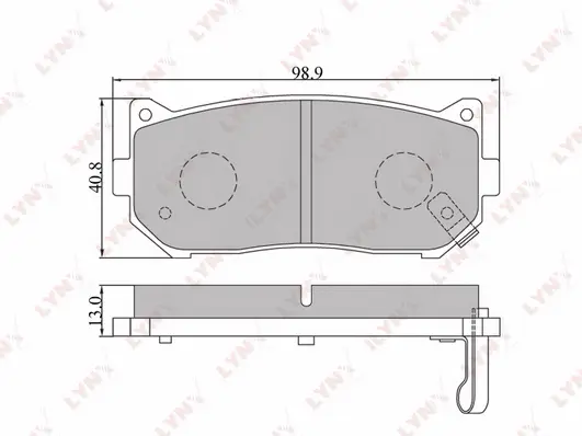 Brake Pad Set, disc brake (BD-4401)