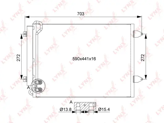 Condenser, air conditioning (RC-0106)