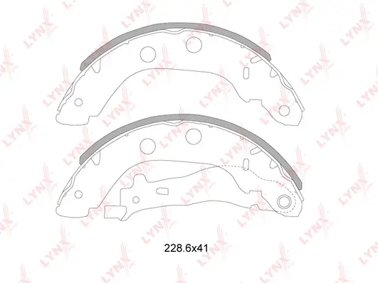 Brake Shoe Set (BS-6303)