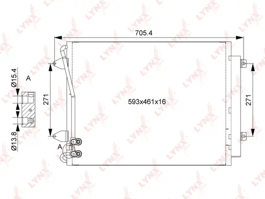 Condenser, air conditioning (RC-0107)