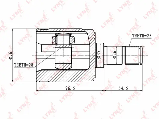 Joint Kit, drive shaft (CI-3401)