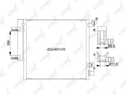 Condenser, air conditioning (RC-0034)