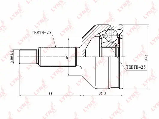 Joint Kit, drive shaft (CO-8039)
