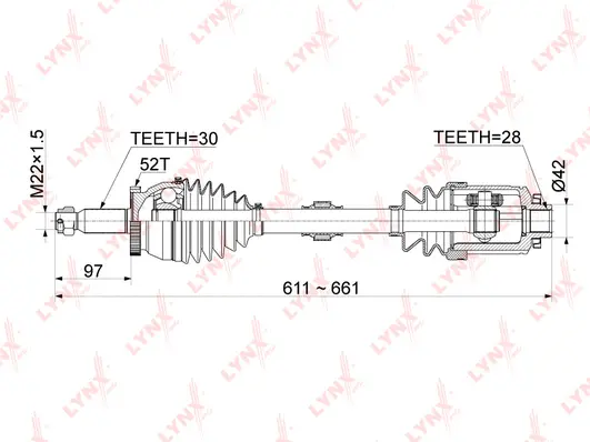 Drive Shaft (CD-1055A)