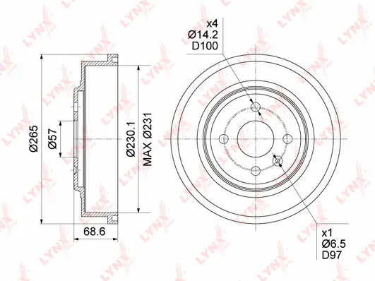 Brake Drum (BM-1139)
