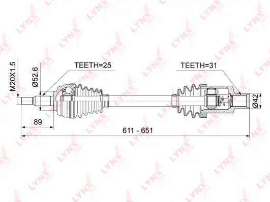 Drive Shaft (CD-1022)