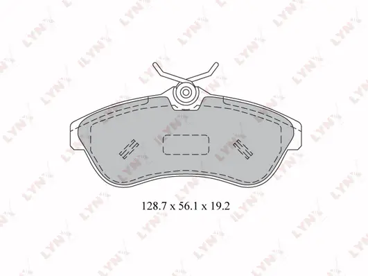 Brake Pad Set, disc brake (BD-2205)