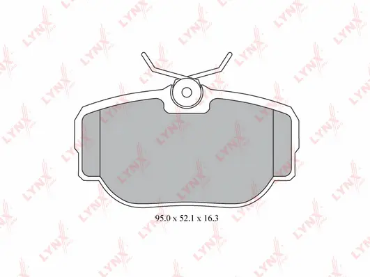 Brake Pad Set, disc brake (BD-5008)