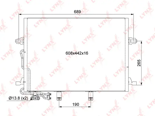 Condenser, air conditioning (RC-0332)