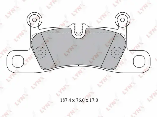 Brake Pad Set, disc brake (BD-8029)