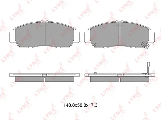 Brake Pad Set, disc brake (BD-3403)