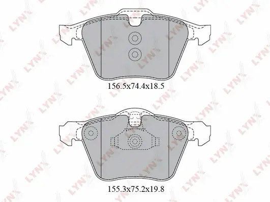 Brake Pad Set, disc brake (BD-7816)