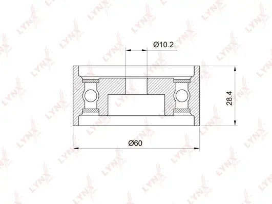 Tensioner Pulley, timing belt (PB-3013)