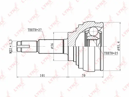 Joint Kit, drive shaft (CO-5732)