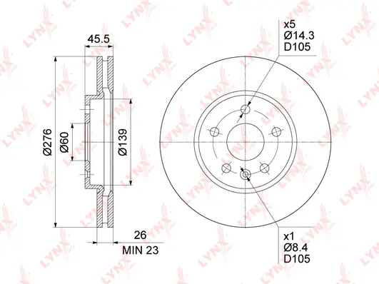Brake Disc (BN-1348)