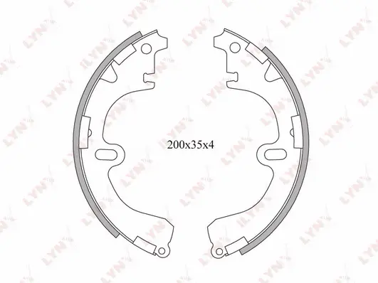 Brake Shoe Set (BS-7503)