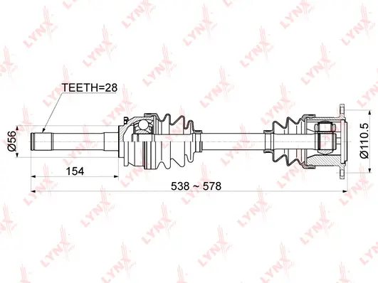 Drive Shaft (CD-1088)