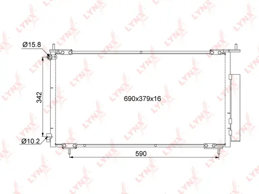 Condenser, air conditioning (RC-0042)