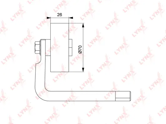 Tensioner Pulley, V-ribbed belt