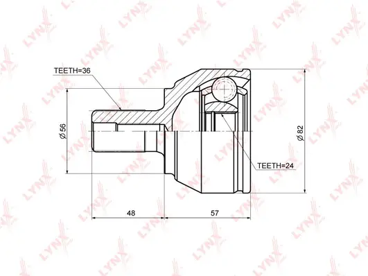 Joint Kit, drive shaft (CO-3632)