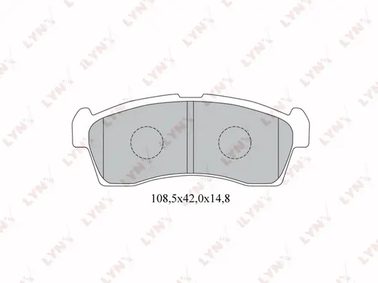 Brake Pad Set, disc brake (BD-7309)