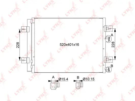 Condenser, air conditioning (RC-0093)