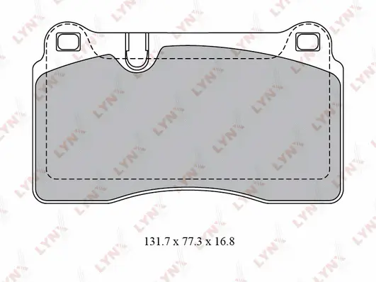 Brake Pad Set, disc brake (BD-8028)