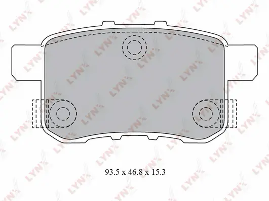 Brake Pad Set, disc brake (BD-3431)