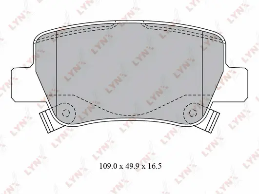 Brake Pad Set, disc brake (BD-7599)