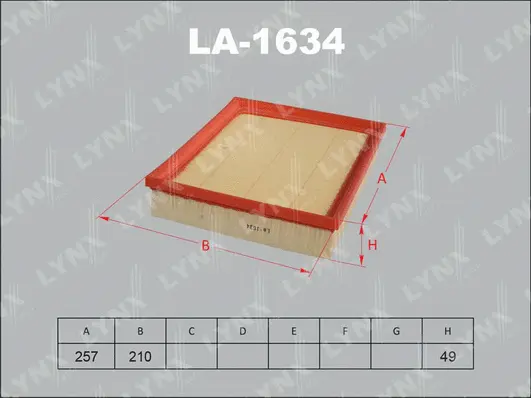 Air Filter (LA-1634)