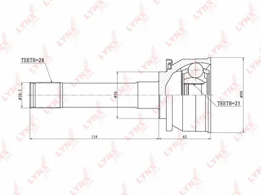 Joint Kit, drive shaft (CO-7304)