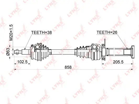 Drive Shaft (CD-1162)