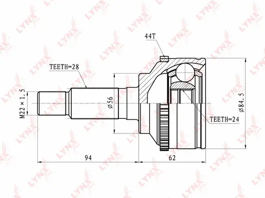 Joint Kit, drive shaft (CO-5112A)